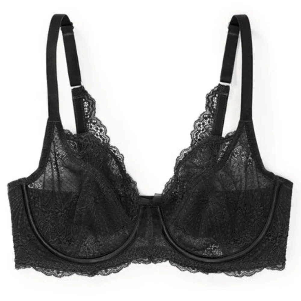 Adore Me Unlined Plus Wings Back Bra - Picture 1 of 11